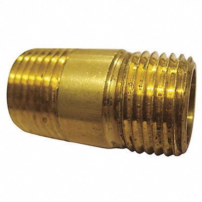 Long Nipple Brass 1/8x1 1/2 In PK10 MPN:6AZE0