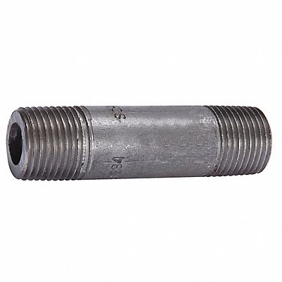 Black Pipe Nipple Threaded 1/2x2 In MPN:82402GR