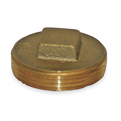 Square Head Plug Brass 2 MNPT Class 125 MPN:156-022