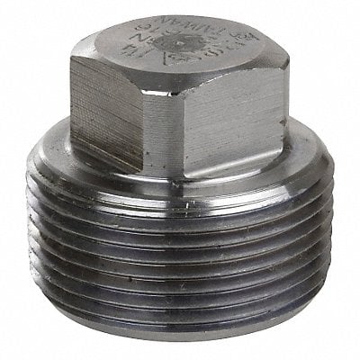 Square Head Plug 304 SS 1 in MNPT MPN:1RRL2