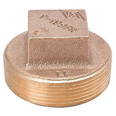 Square Head Plug Brass 1/8 in MNPT MPN:22UL32