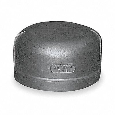 Round Cap 304 SS 1 1/4  FNPT Class 150 MPN:40RDC111N114