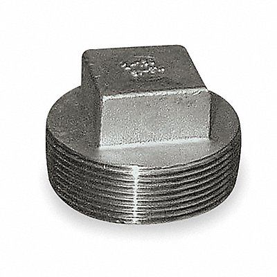 Square Head Plug 304 SS 1/4 in MNPT MPN:40SQ112N014