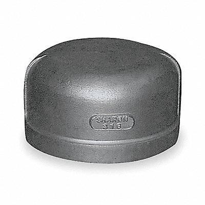 Round Cap 316L SS 1 in FNPT Class 150 MPN:60RDC111N010