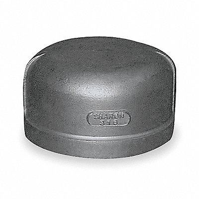 Round Cap 316L SS 3 in FNPT Class 150 MPN:60RDC111N030