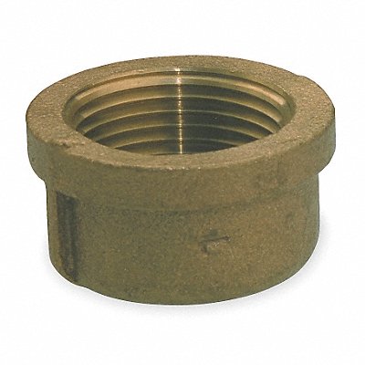 Round Cap Red Brass 1 1/2 in FNPT MPN:6RCY6