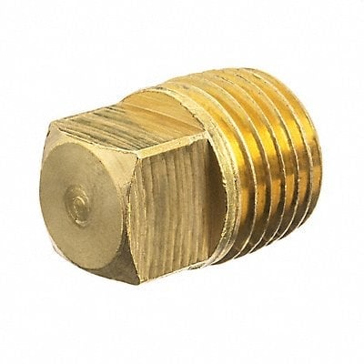 Square Head Plug Brass 1/2 in MNPT MPN:ZUSA-PF-10577