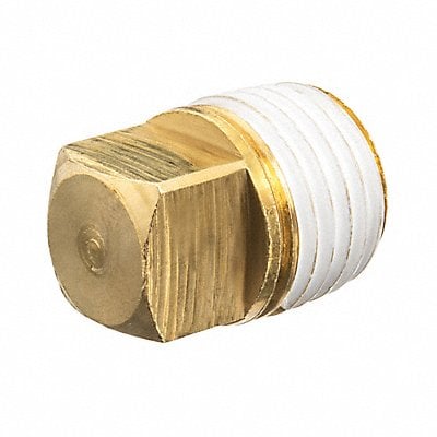 Square Head Plug Brass 3/8 in MNPT MPN:ZUSA-PF-10711