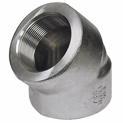 45 Elbow 304/304L SS 1/2 in FNPT MPN:1000300312