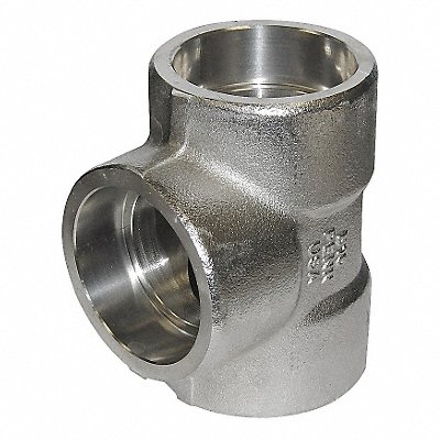 Tee 304/304L SS 1/2 in Pipe Size Socket MPN:1001300212