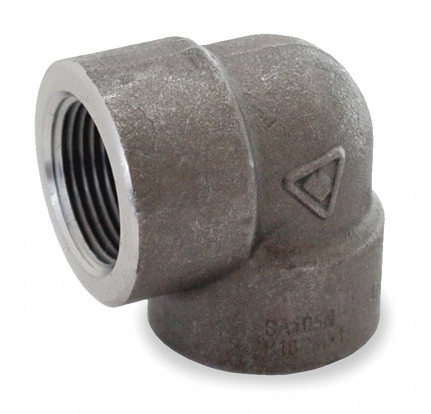 90 Elbow Forged Steel 1 in Female NPT MPN:1MMU6