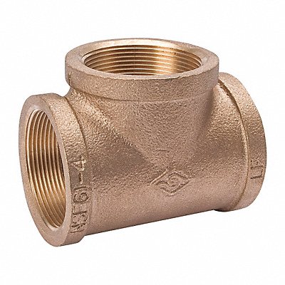 Tee Brass 1/8 in Pipe Size Female NPT MPN:22UL16