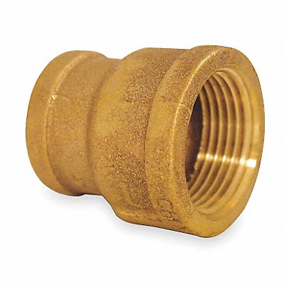 Reducing Coupling Brass 3/4 x 1/4 in MPN:22UL49