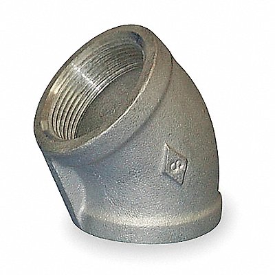 45 Elbow 304 SS 3 in FNPT Class 150 MPN:404E111N030