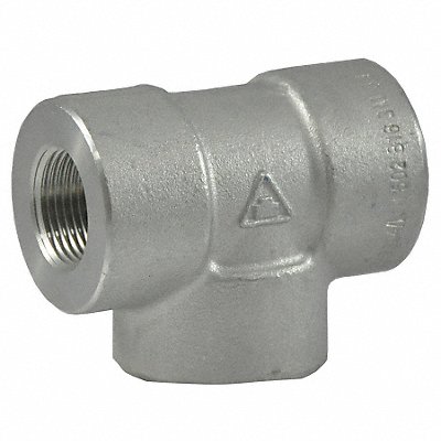 Tee 304 SS 1/4 in Pipe Size Female NPT MPN:40TE111N014