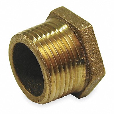 Hex Bushing Red Brass 1 x 3/4 in NPT MPN:6RCW6