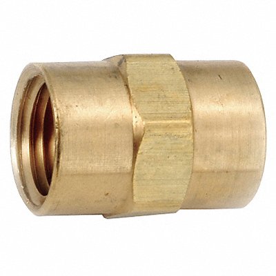 Coupling Brass 1/8 in Pipe Size FNPT MPN:706103-02