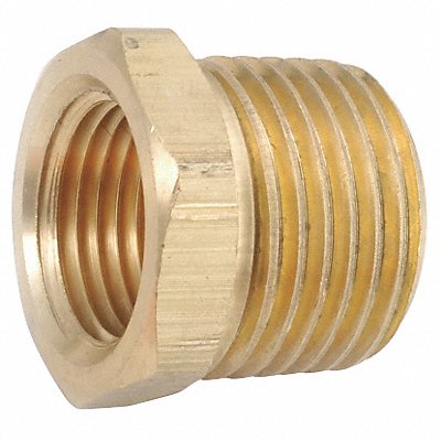 Hex Bushing Brass 1/2 x 1/4 in NPT MPN:706110-0804