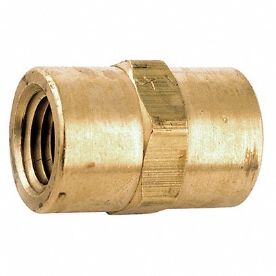 Coupling Brass 1/4 in Pipe Size FNPT MPN:706303-04