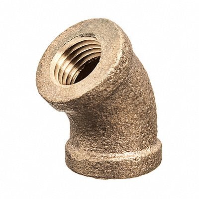 45 Elbow Brass 1/8 in FNPT Class 125 MPN:ZUSA-PF-10410