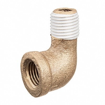 90 Street Elbow Brass 1/4 in NPT MPN:ZUSA-PF-10673