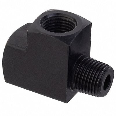 Run Tee Black Zinc-Plated Brass 1/8 in MPN:ZUSA-PF-9113