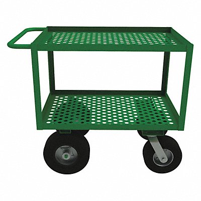 Metal Utility Cart 1 200 lb Steel MPN:GC-2436-2-10/12PN-83T