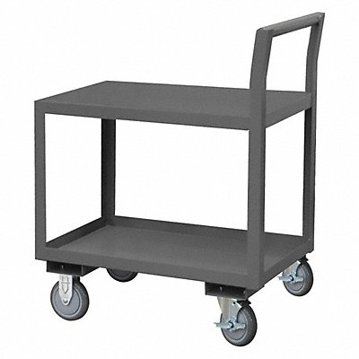 Low-Profile Utility Cart 1 200 lb Steel MPN:LDO-183040-2-4PU-08T