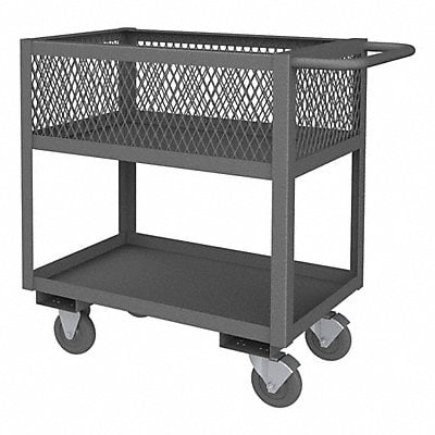 Utility Cart 1 400 lb Steel MPN:RSC12-EX1830-2-5PO-95