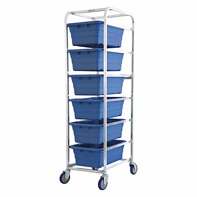 Tub Rack 600 lb Ld Cap. Aluminum Cart MPN:AL-L-6/KTBL