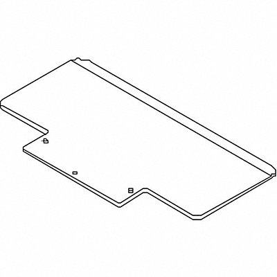 Nose Plate 18-1/2 W 10-1/2 D 350 lb. MPN:274168