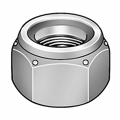 LkNt Pln Brass 5/8 -11 15/16x3/4in 1PK MPN:4FHX5