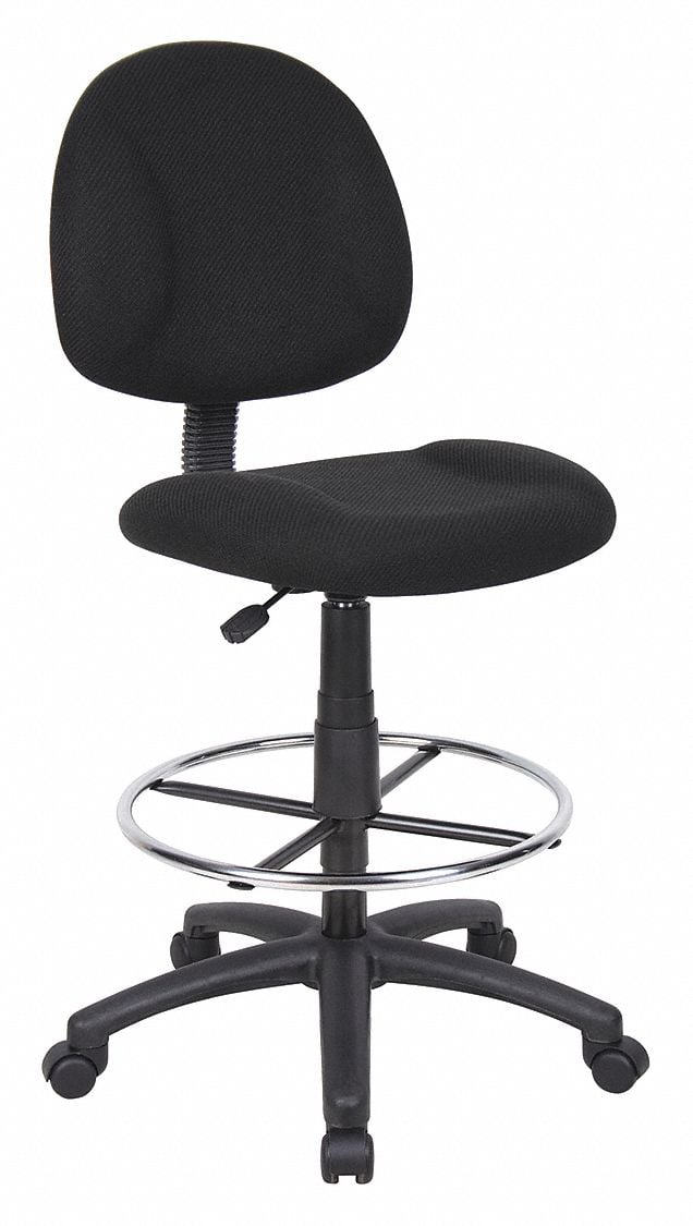 Drafting Chair Black 25 to 30 Seat H. MPN:453A09