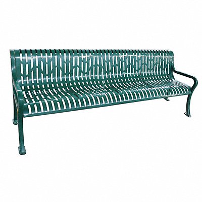 Outdoor Bench 96-1/2 in L 33-1/4 in H MPN:4HUU1