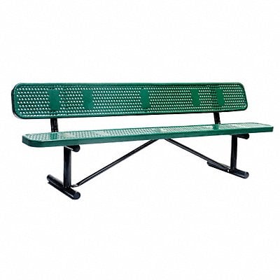 E5611 Outdoor Bench 96 in L 31 in Grn Prtbl MPN:4HUU5