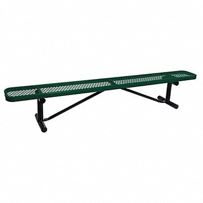 E5613 Outdoor Bench 96 in L 16-3/8 in H Grn MPN:4HUU9