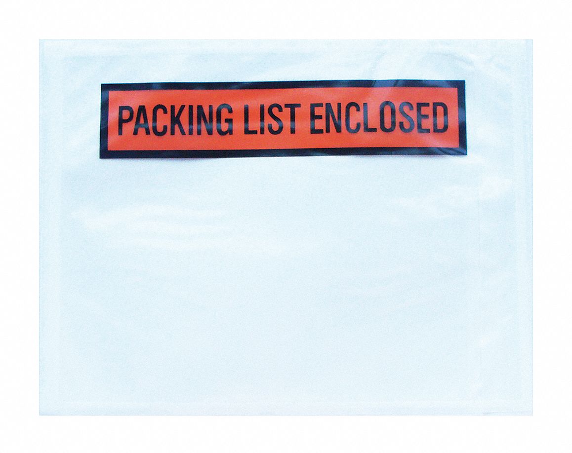 Packing List Envelope Transport PK250 MPN:29PH31