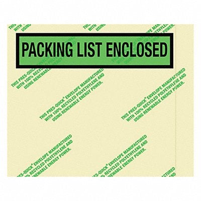 Packing List Envelope Gen Purpose PK1000 MPN:39UK69