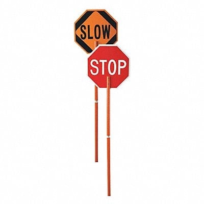 Stop/Slow Pole Mounted Paddle MPN:03-822P