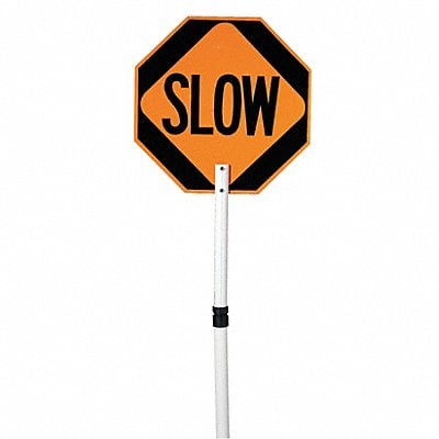 Paddle Sign Stop/Slow ABS Plastic MPN:03-827P