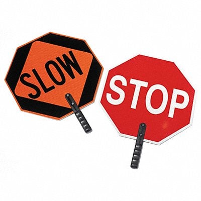 Paddle Sign Stop/Slow 18 in H MPN:03-852