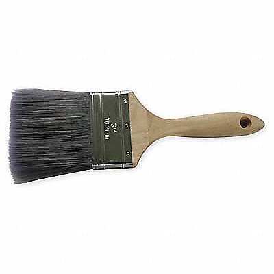 Paint Brush 3 Flat Sash Polyester Firm MPN:1TTW2