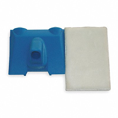 Handheld Pad 4 3/4 L 3 1/2 W Blue MPN:2FDK6