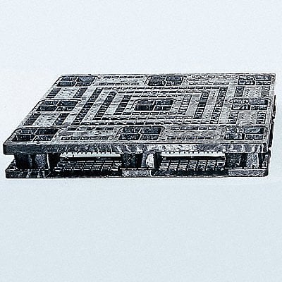 Pallet Nestable 4-Way Entry 4 000 lb. MPN:0404501  BLACK