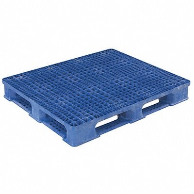 Pallet Blue 6-3/4 H 40 W 48 L MPN:40X48 MD PE RACKO PE LPD BLUE (WITH LIP)