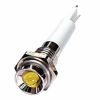 Protrude Indicator Light Yellow 12VDC MPN:24M027