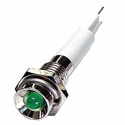 Protrude Indicator Light Green 12VDC MPN:24M028