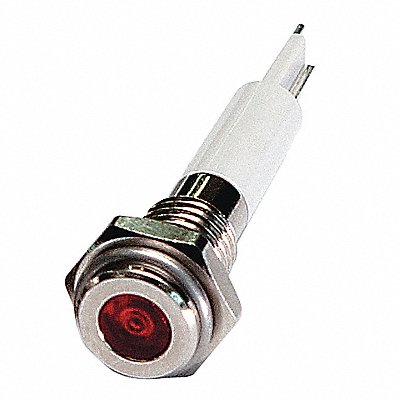 Flat Indicator Light Red 12VDC MPN:24M032