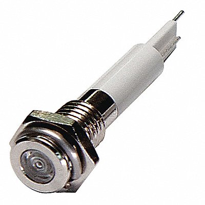 Flat Indicator Light White 12VDC MPN:24M036