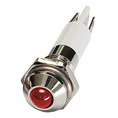 Round Indicator Light Red 110VAC MPN:24M048